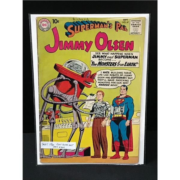 SUPERMAN'S PAL JIMMY OLSEN #47 (1960) - DC COMICS