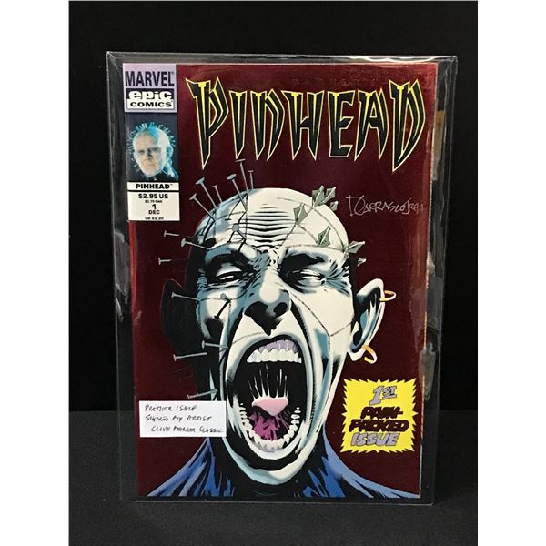 PINHEAD no.1 SIGNED BY Daria Carrasco- MARVEL EPIC COMICS