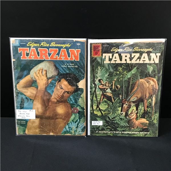 LOT OF 2 TARZEN COMICS - DELL COMICS