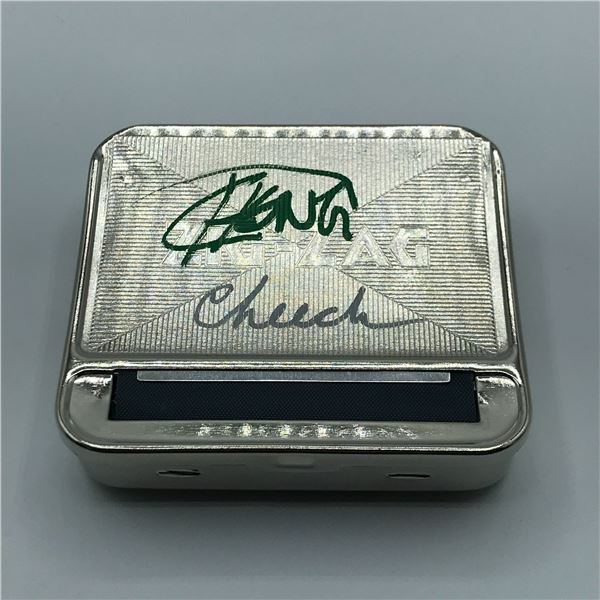 CHEECH AND CHONG SIGNED ROLLING TIN - KB COA