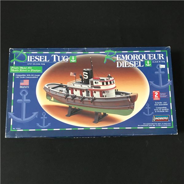 DIESEL TUG 1:87 SCALE MODEL KIT - IN ORIGINAL PACKAGING