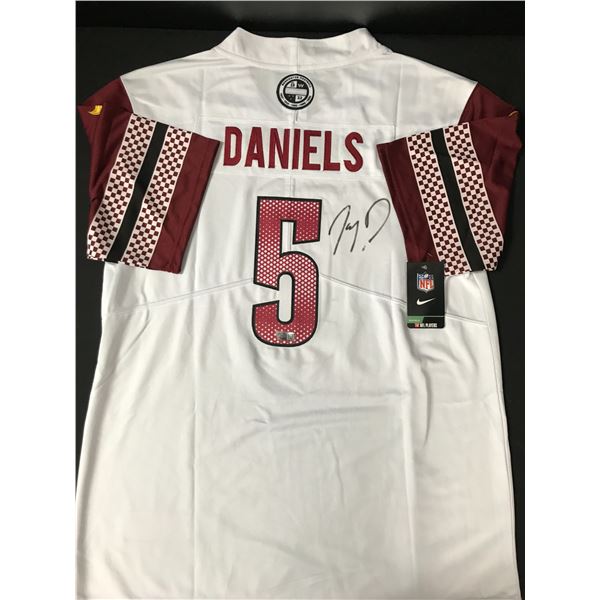 JAYDEN DANIELS SIGNED WASHINGTON COMMANDERS CUSTOM JERSEY - ACE COA