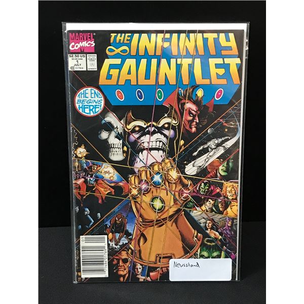 THE INFINITY GAUNTLET #1 NEWSSTAND EDITION - MARVEL COMICS