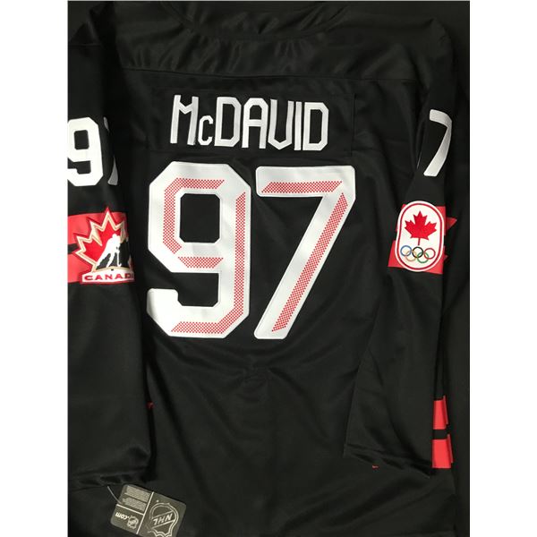 CONNOR MCDAVID  2026 TEAM CANADA CUSTOM  OLYMPIC HOCKEY JERSEY