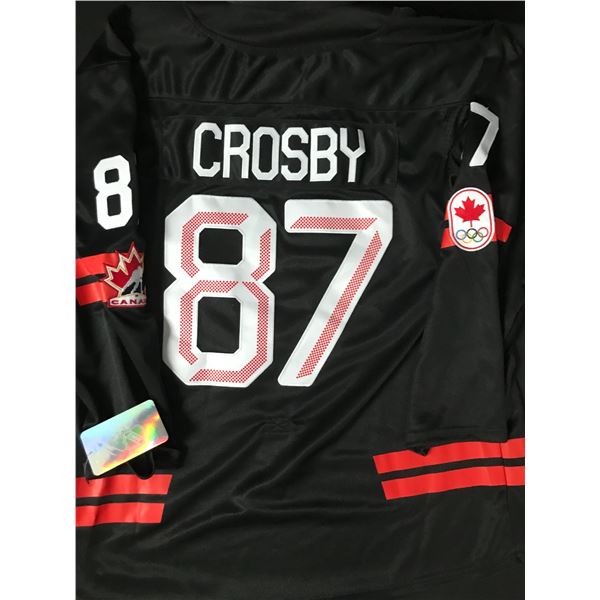 SIDNEY CROSBY 2026 TEAM CANADA CUSTOM  OLYMPIC HOCKEY JERSEY