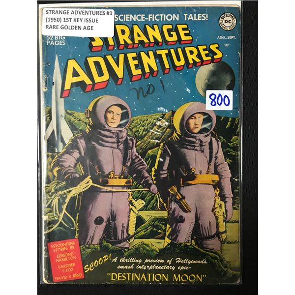 STRANGE ADVENTURES #1 (1950) RARE GOLDEN AGE - DC COMICS