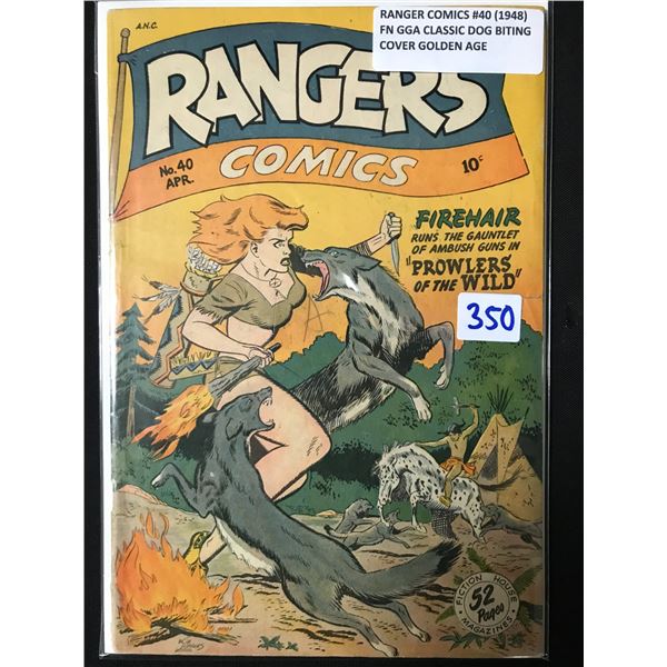 RANGERS COMICS #401948) GOLDEN AGE - FICTION HOUSE