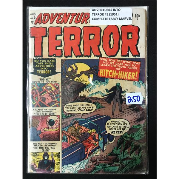 ADVENTURES INTO TERROR #5 (1951) COMPLETE EARLY MARVEL - MARVEL COMICS