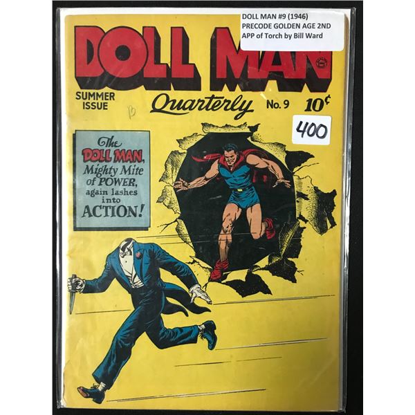 DOLL MAN #9 (1946) 2ND APP OF TORCH PRECODE GOLDEN AGE