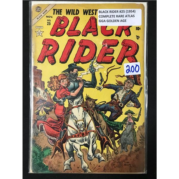 BLACK RIDER #25 (1954) COMPLETE RARE ATLAS GGA GOLDEN AGE - ATLAS COMICS