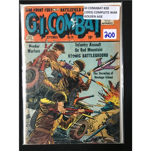 GI COMBAT #28 (1955) COMPLETE WAR GOLDEN AGE - A QUALITY COMIC PUBLICATION