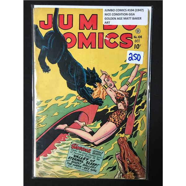 JUMBO COMICS #104 (1947( NICE CONDITION GGA GOLDEN AGE - FICTION HOUSE PUBLICATION