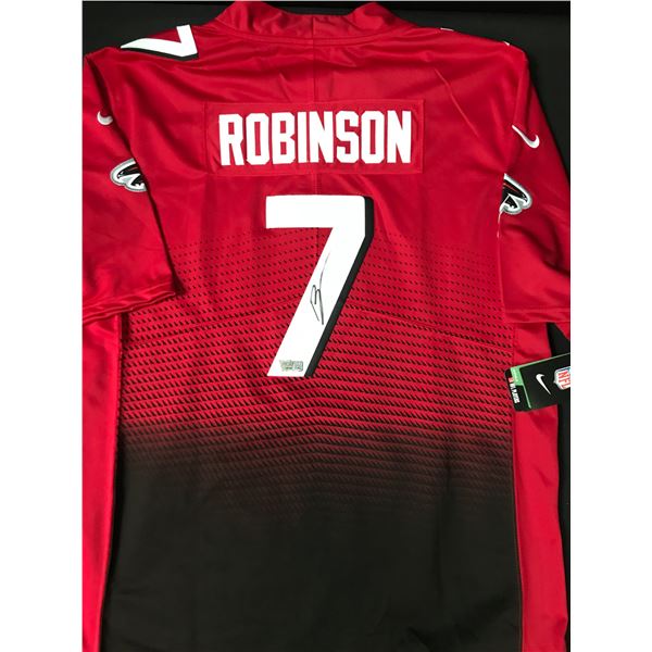 BIJON ROBINSON SIGNED ATLANTA FALCONS CUSTOM JERSEY - ACE COA