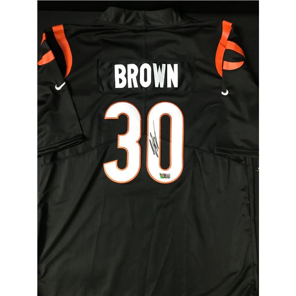 CHASE BROWN SIGNED CINCINATTI BENGALS CUSTOM JERSEY - ACE COA