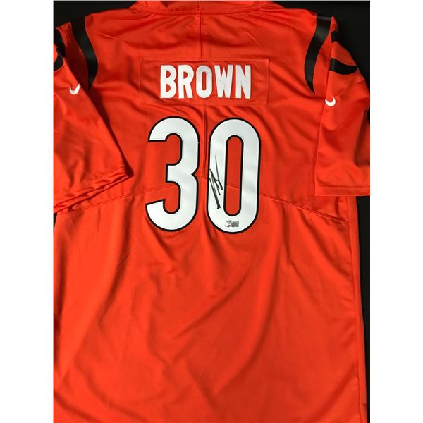 CHASE BROWN SIGNED CINCINATTI BENGALS CUSTOM JERSEY - ACE COA
