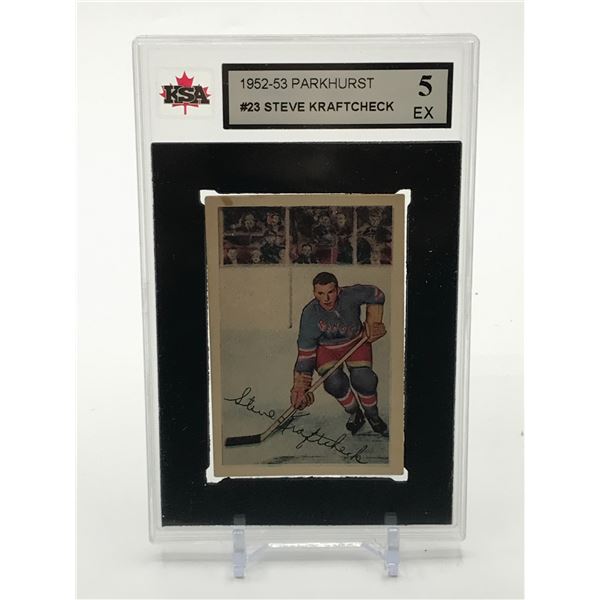 1952-53 PARKHURST STEVE KRAFTCHECK - KSA GRADE 5