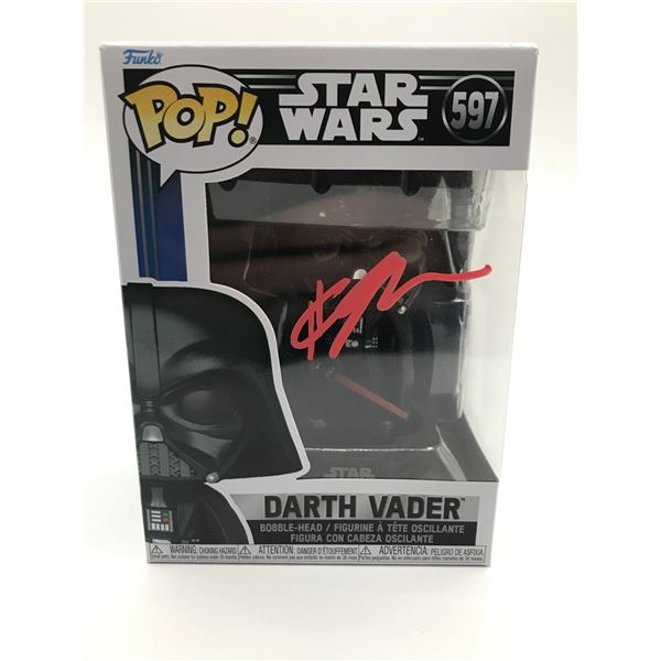 HAYDEN CHRISTENSEN SIGNED DARTH VADER FUNKO POP - WWOC COA