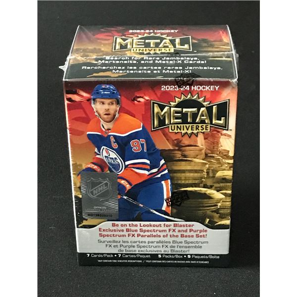 2023-24 UPPER DECK METAL UNIVERSE SEALED TRADING CARDS BOX