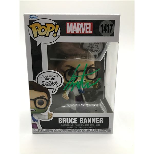 EDWARD NORTON SIGNED BRUCE BANNER FUNKO POP - KB COA