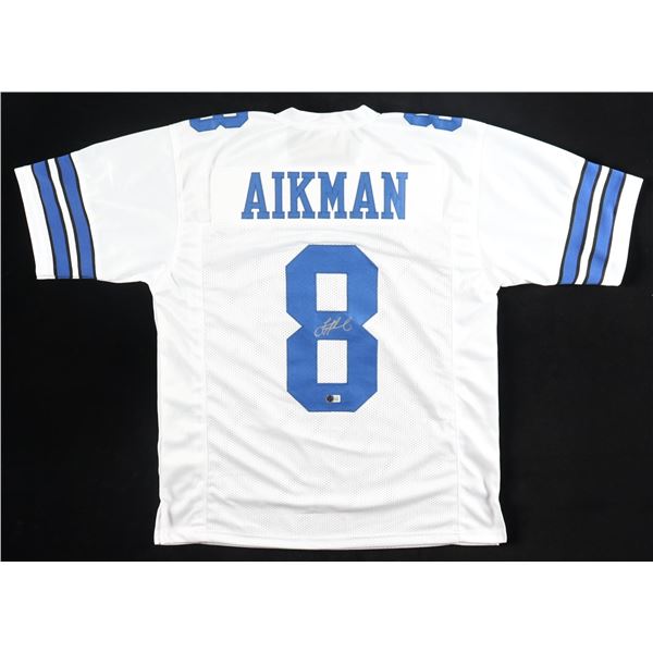 TROY AIKMAN SIGNED JERSEY - BECKETT COA