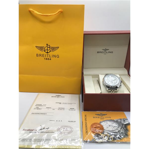 AAA CLONE BREITLING REPLICA WITH BOX AND ACCESSORIES
