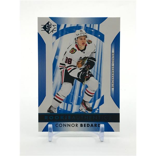 2023-23 UPPER DECK SP HOCKEY CONNOR BEDARD ROOKIE AUTHENTICS TRADING CARD
