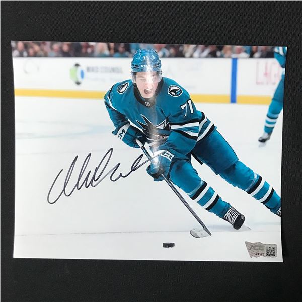 MACKLIN CELEBRINI SIGNED SAN JOSE SHARKS 8 X 10 (ACE COA)