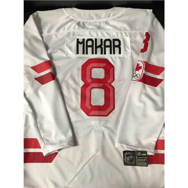 CALE MAKAR 2026 CANADA HOCKEY CUSTOM JERSEY