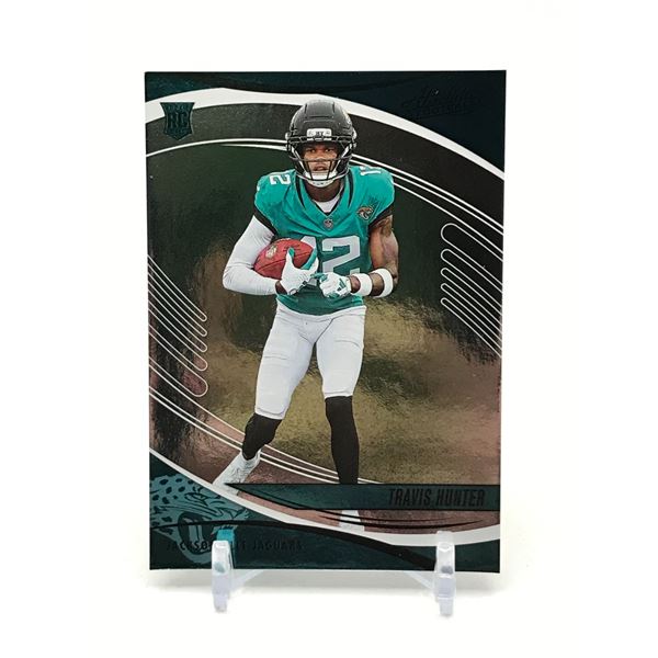 2025 PANINI ABSOLUTE FOOTBALL TRAVIS HUNTER ROOKIE TRADING CARD