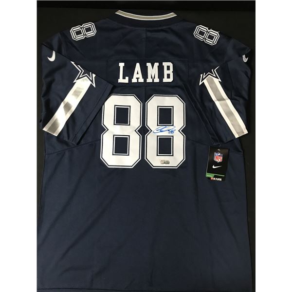CEE DEE LAMB SIGNED DALLAS COWBOYS CUSTOM JERSEY - ACE COA