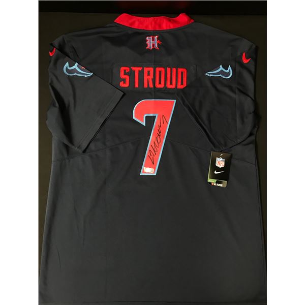 CJ STROUD SIGNED HOUSTON TEXANS CUSTOM JERSEY - ACE COA