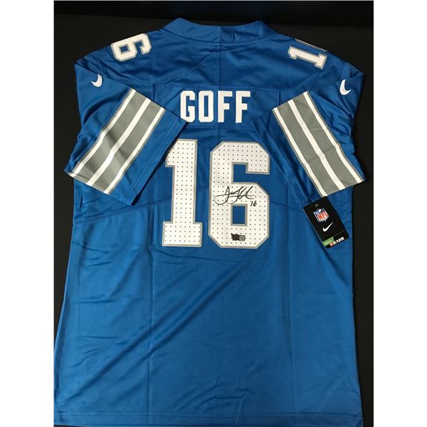 JARED GOFF SIGNED DETROIT LIONS CUSTOM JERSEY - ACE COA