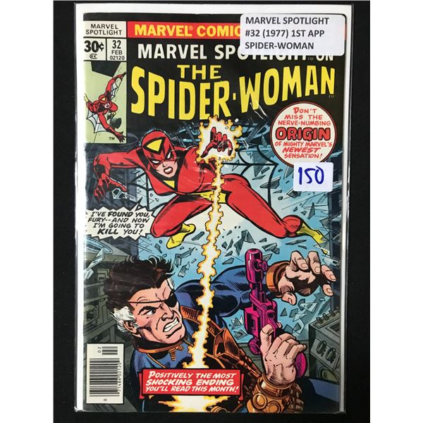 MARVEL SPOTLIGHT #32 (1977) 1ST APP SPIDER -WOMAN - MARVEL COMICS