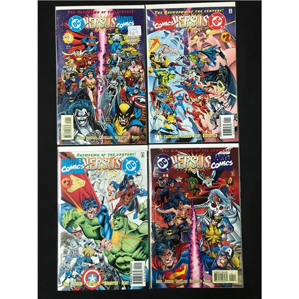 LOT OF 4 SHOWDOWN OF THE CENTURY #1-4 COMICS - MARVEL VS DC