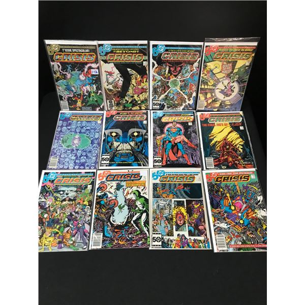 LOT OF 12 CRISIS COMICS #1-12 - DC COMICS