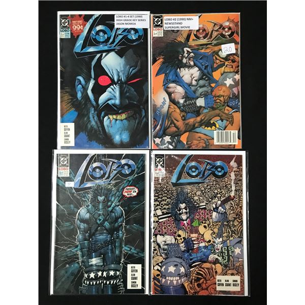 LOT OF 4 LOBO COMICS #1-4 - DC COMICS