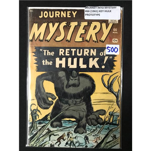 JOURNEY INTO MYSTERY #66 (1961) - KEY HULK PROTOTYPE