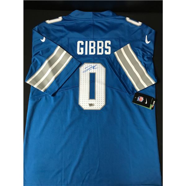JAHMYR GIBBS SIGNED DETROIT LIONS CUSTOM JERSEY - ACE COA