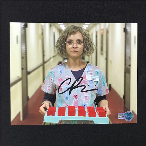 CHRISTINA RICCI SIGNED YELLOWJACKETS 8X10 - WWOC COA