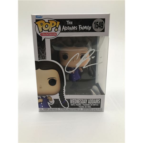 CHRISTINA RICCI SIGNED WEDNESDAY ADDAMS FUNKO POP - WWOC COA