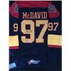 Image 1 : CONNOR MCDAVID SIGNED EERIE OTTERS CUSTOM JERSEY - ACE COA