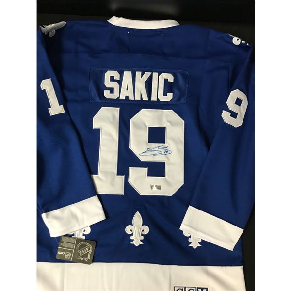 JOE SAKIC SIGNED COLORADO AVALANCHE CUSTOM JERSEY - ACE COA