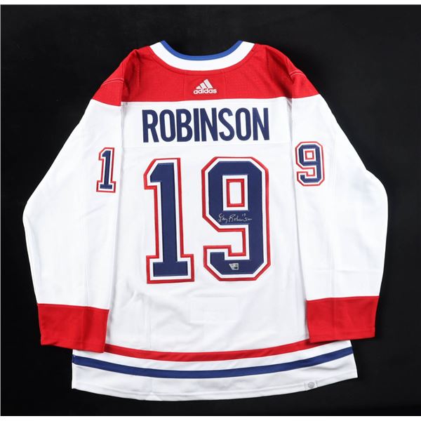 LARRY ROBINSON SIGNED MONTREAL CANADIENS JERSEY - FANATICS COA