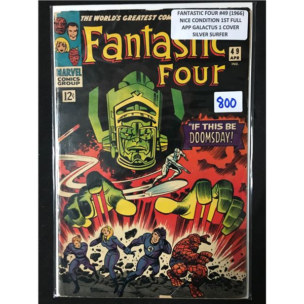 FANTASTIC FOUR #49 (1966) 1ST FULL APP GALACTUS 1 COVER SILVER SURFER - MARVEL COMICS