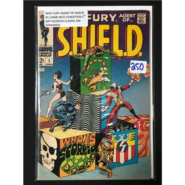 NICK FURY AGENT OF SHIELD #1M (1968) 1ST APP SCORPIO - MARVEL COMICS