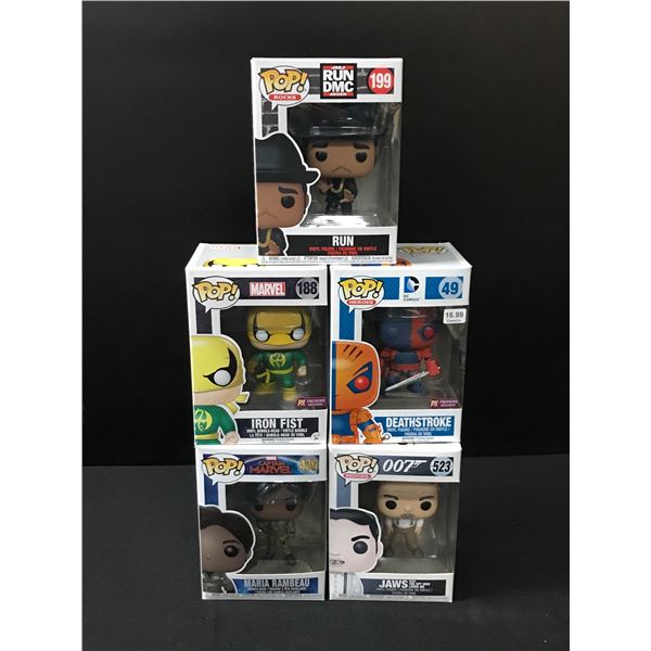 LOT OF 5 FUNKO POPS IN ORIGINAL PACKAGING