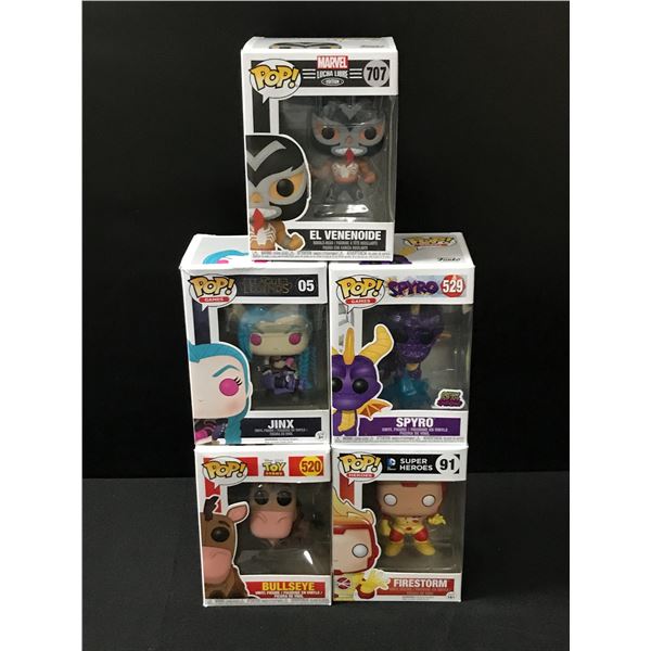 LOT OF 5 FUNKO POPS IN ORIGINAL PACKAGING