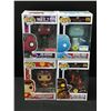 Image 1 : LOT OF 4 FUNKO POPS IN ORIGINAL PACKAGING