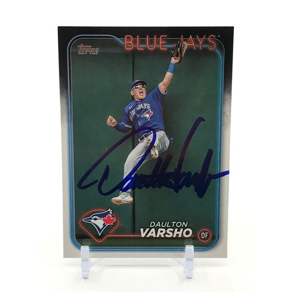 DAULTON VARSHO SIGNED TRADING CARD