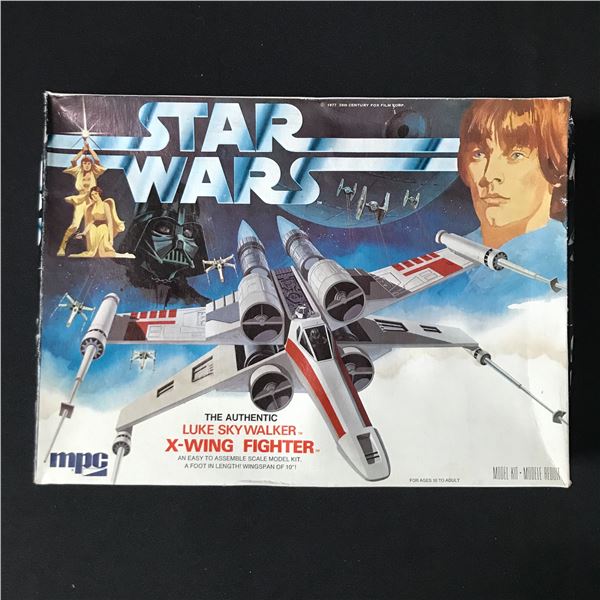 UNBUILT Star Wars LUKE SKYWALKER X-WING TIE FIGHTER MODEL KIT - IN ORIGINAL PACKAGING